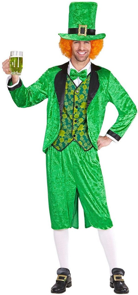 Landen Thema Kostuum | Leprechaun St. Patricksday Kabouter | Man | Large | Carnaval kostuum | Verkleedkleding